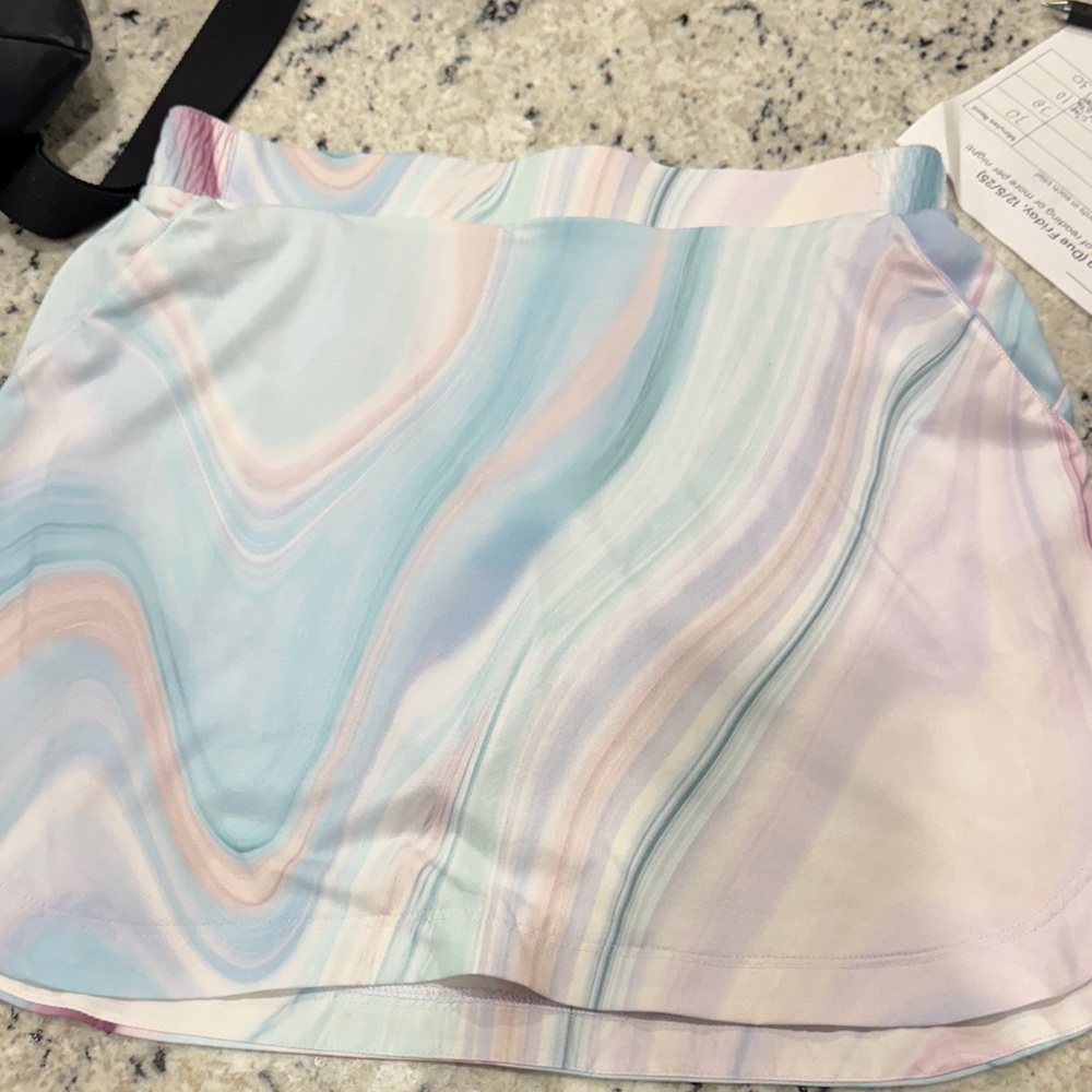 CALIA by Carrie Underwood Pastel Swirl Skort